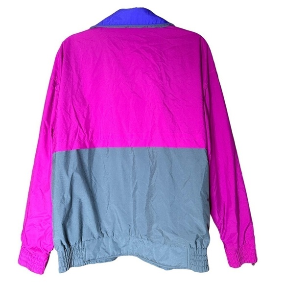 VTG WOOLRICH Men’s Sigmet Gear Color Block Windbreaker Jacket 90s Size M - Picture 5 of 6